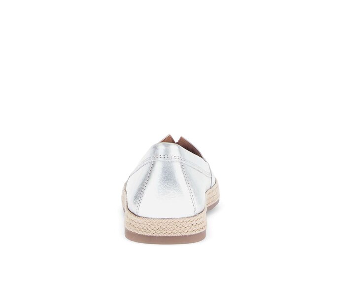 Gabor Damen  Slipper Silber - Effektleder