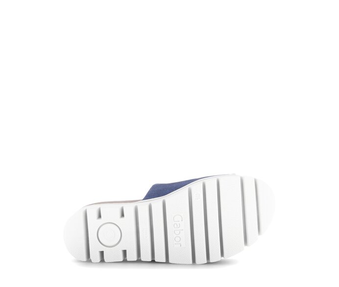 Gabor Damen  Pantolette Blau - Rauleder