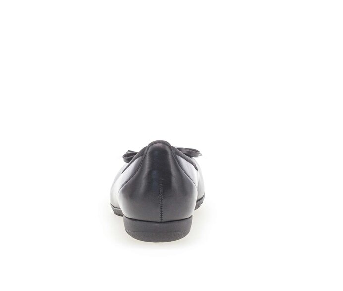 Gabor Damen  Sportliche Ballerina Schwarz - Glattleder