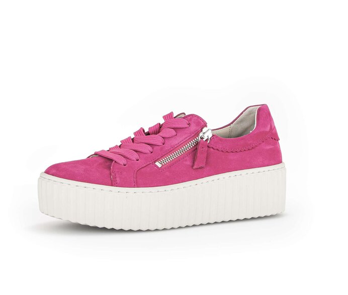 Gabor Damen  Sneaker Low Pink - Rauleder