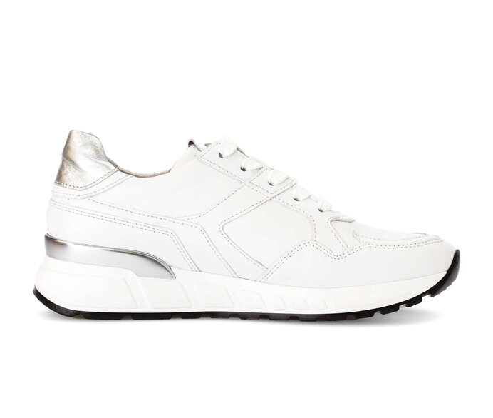 Gabor Damen  Sneaker Low Weiß - Materialmix Leder