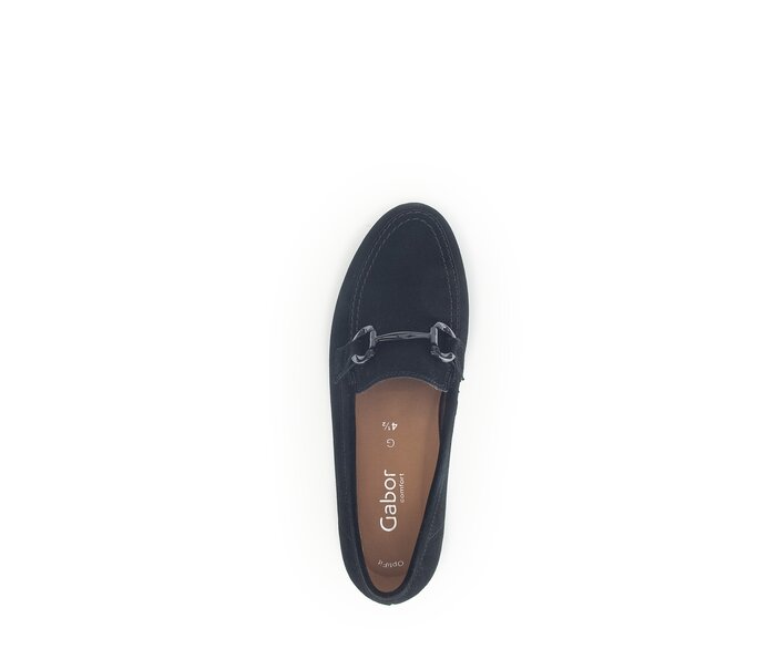 Gabor Damen  Slipper Schwarz - Rauleder