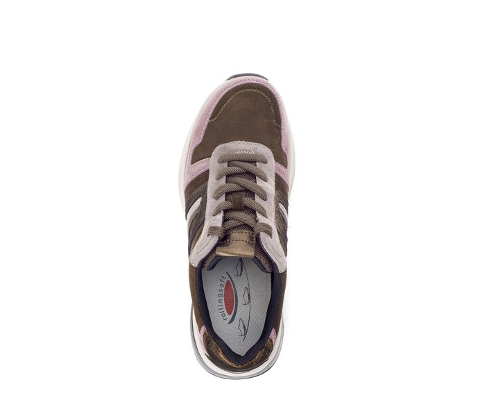 Gabor Damen  Sneaker Low Multicolour - Materialmix Leder