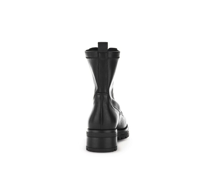 Gabor Damen  Sportliche Stiefelette Schwarz - Materialmix Leder/Lederimitat