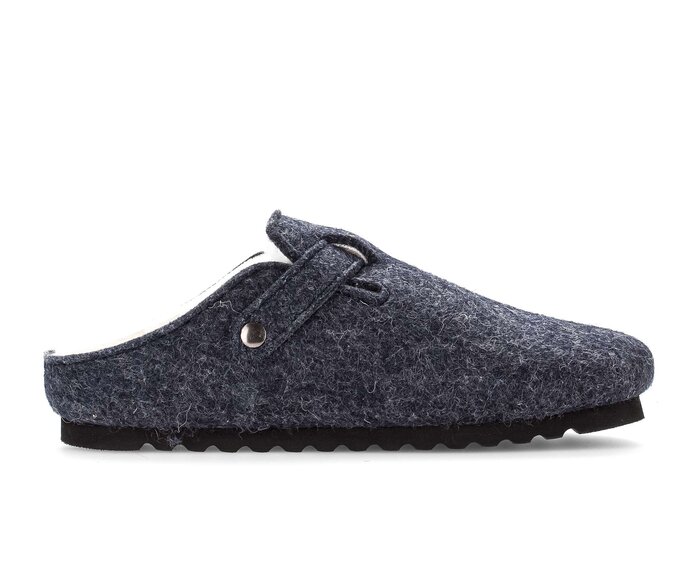 Gabor Damen  Plüschhausschuh Blau - Textil