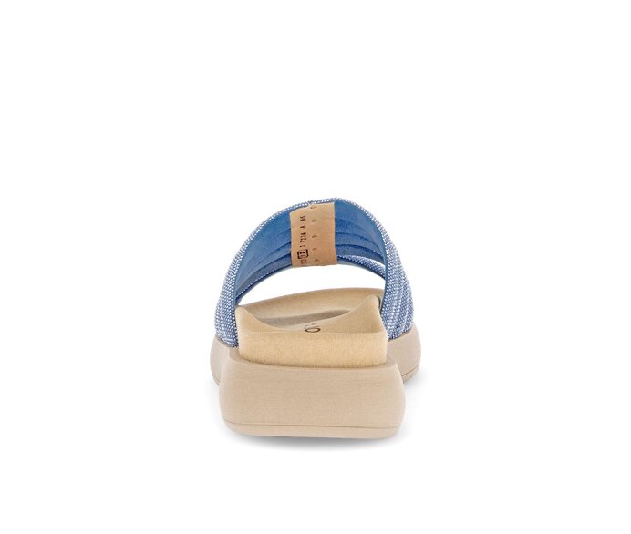 Gabor Damen  Pantolette Blau - Textil
