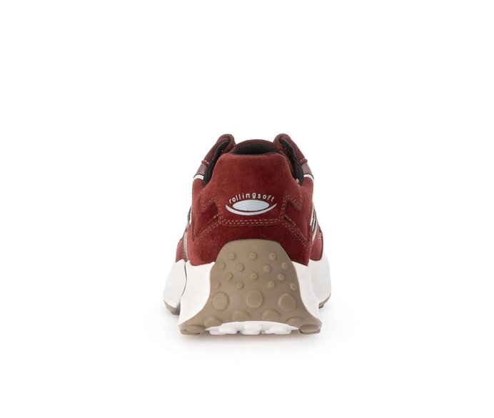 Gabor Damen  Sneaker Low Rot - Rauleder