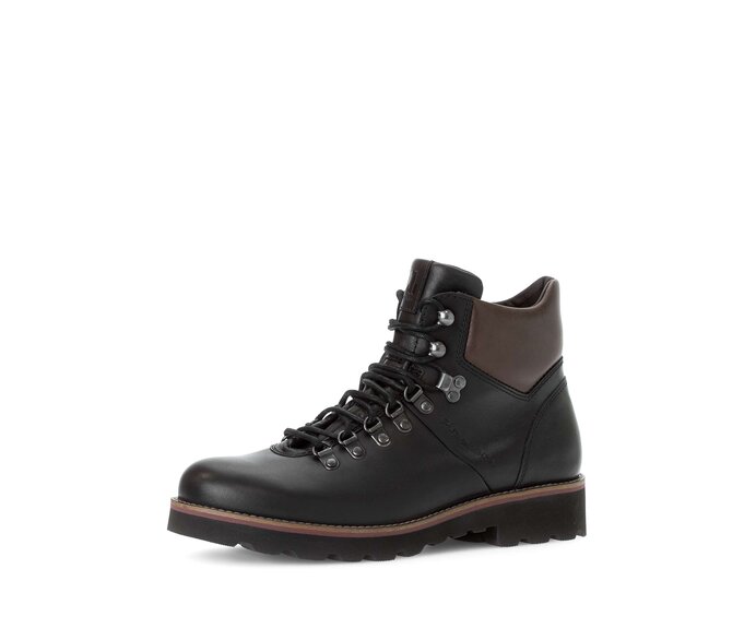Pius Gabor Herren Boot Schwarz - Glattleder