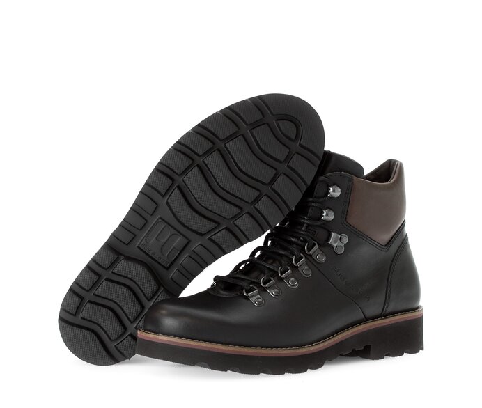 Pius Gabor Herren Boot Schwarz - Glattleder
