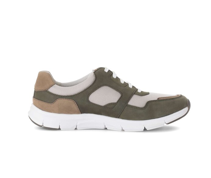 Pius Gabor Herren Sneaker Low Grün - Materialmix Leder/Textil