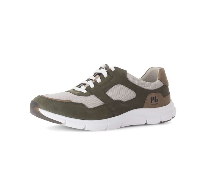 Pius Gabor Herren Sneaker Low Grün - Materialmix Leder/Textil