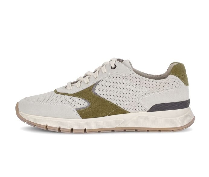 Pius Gabor Herren Sneaker Low Weiß - Rauleder