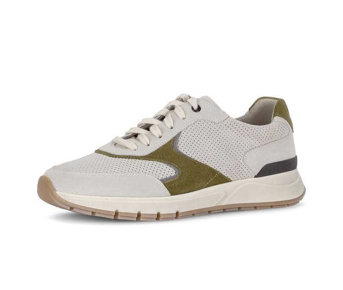 Pius Gabor Herren Sneaker Low Weiß - Rauleder