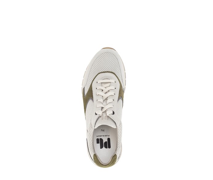 Pius Gabor Herren Sneaker Low Weiß - Rauleder