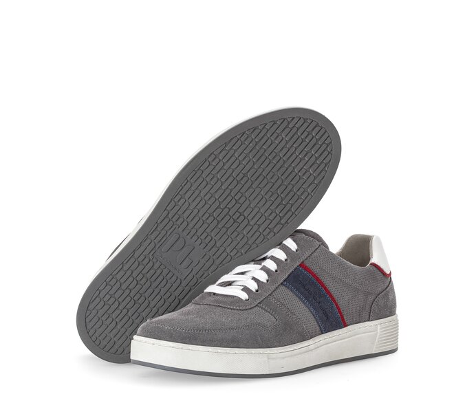 Pius Gabor Herren Sneaker Low Grau - Rauleder