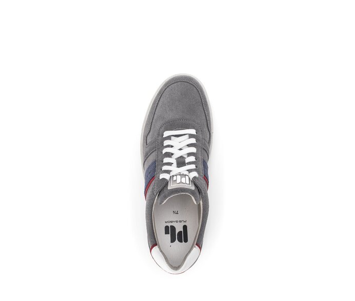 Pius Gabor Herren Sneaker Low Grau - Rauleder