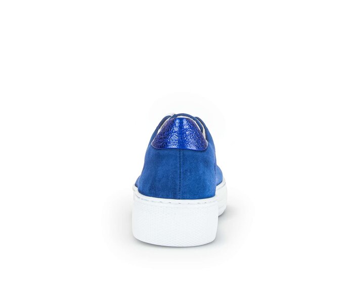 Gabor Damen  Sneaker Low Blau - Materialmix Leder/Lederimitat