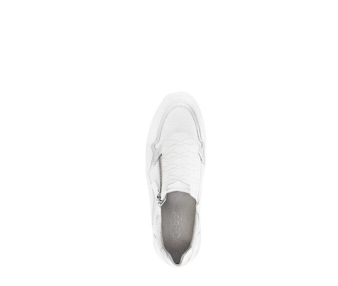 Gabor Damen  Sneaker Low Weiß - Materialmix Leder/Lederimitat