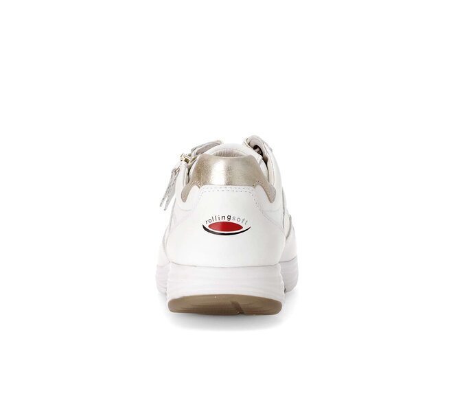 Gabor Damen  Sneaker Low Weiß - Materialmix Leder