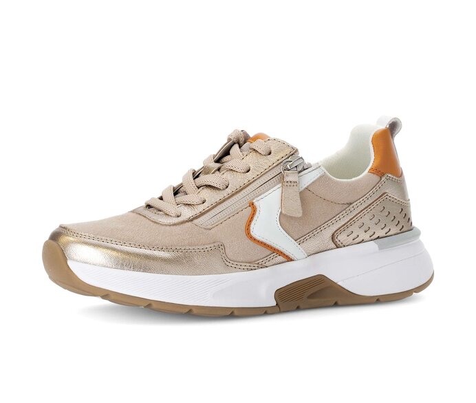 Gabor Damen  Sneaker Low Beige - Rauleder