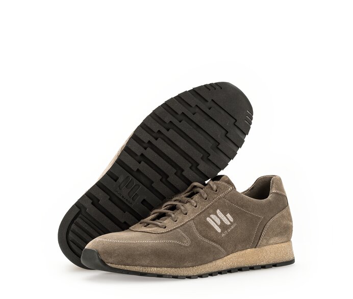 Pius Gabor Herren Sneaker Low Beige - Rauleder