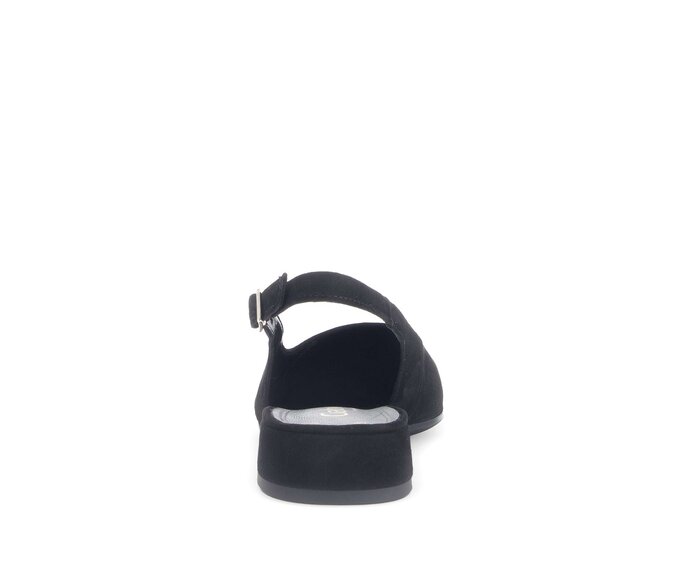 Gabor Damen  Slingpumps Schwarz - Rauleder