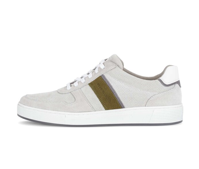 Pius Gabor Herren Sneaker Low Weiß - Rauleder