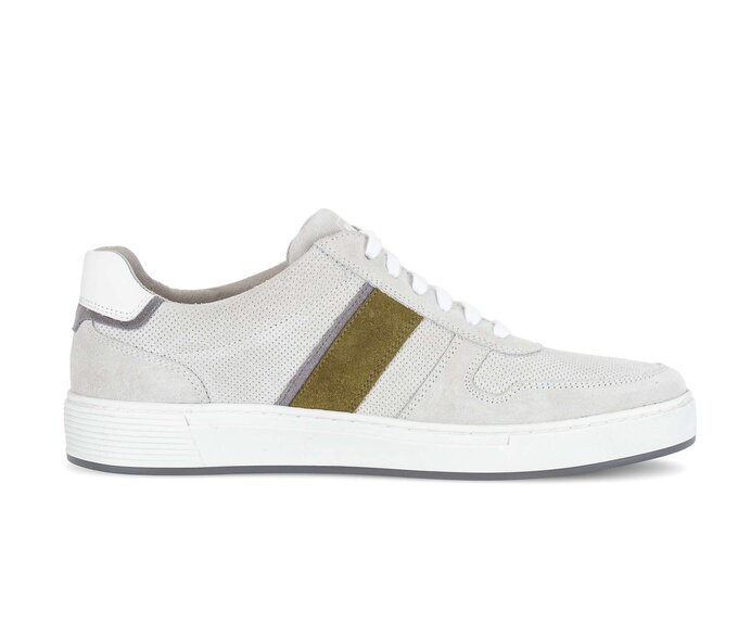 Pius Gabor Herren Sneaker Low Weiß - Rauleder