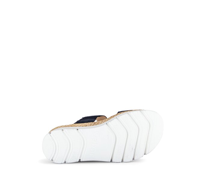 Gabor Damen  Pantolette Blau - Rauleder