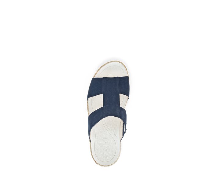 Gabor Damen  Pantolette Blau - Rauleder