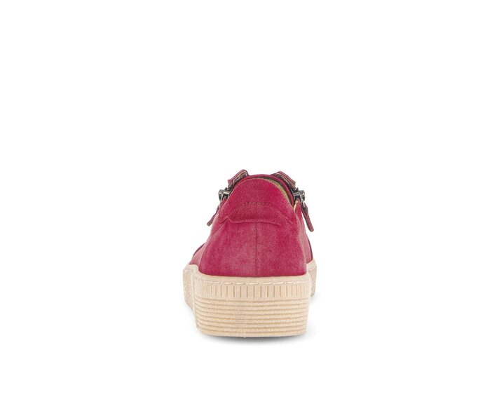 Gabor Damen  Sneaker Low Rot - Rauleder