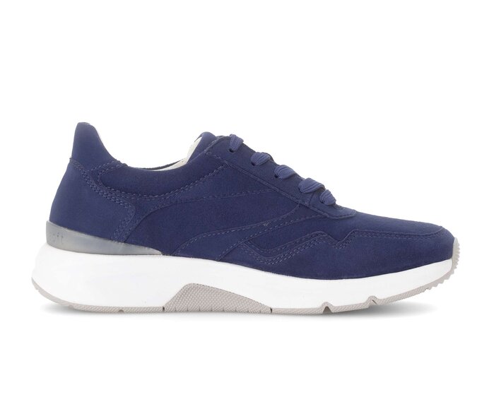 Gabor Damen  Sneaker Low Blau - Rauleder
