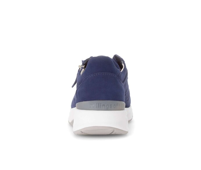Gabor Damen  Sneaker Low Blau - Rauleder