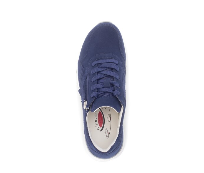 Gabor Damen  Sneaker Low Blau - Rauleder
