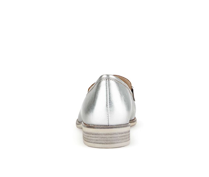 Gabor Damen  Slipper Silber - Effektleder