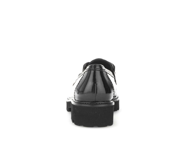 Gabor Damen  Loafer Schwarz - Lackleder