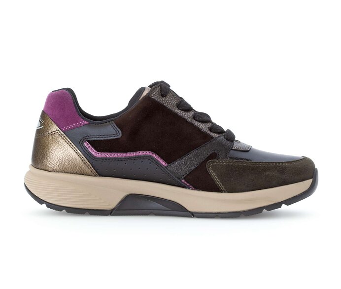 Gabor Damen  Sneaker Low Multicolour - Materialmix Leder