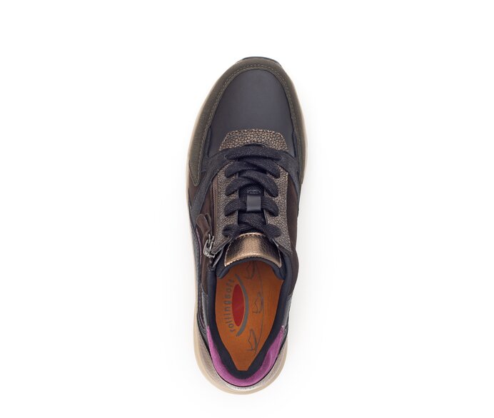Gabor Damen  Sneaker Low Multicolour - Materialmix Leder