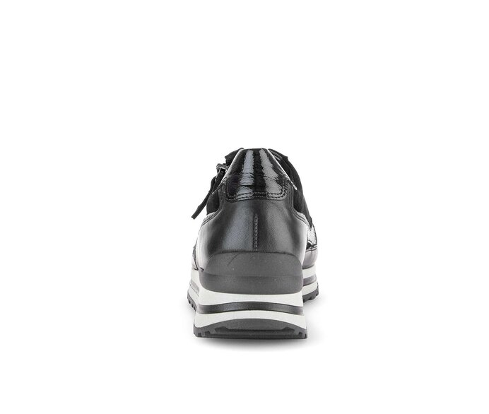 Gabor Damen  Sneaker Low Schwarz - Materialmix Leder