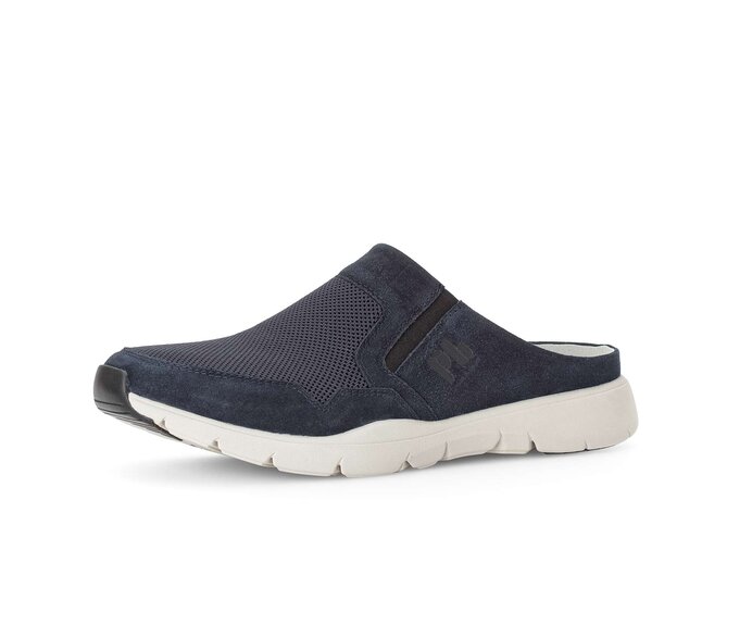 Pius Gabor Herren Sneaker Low Blau - Materialmix Leder/Textil