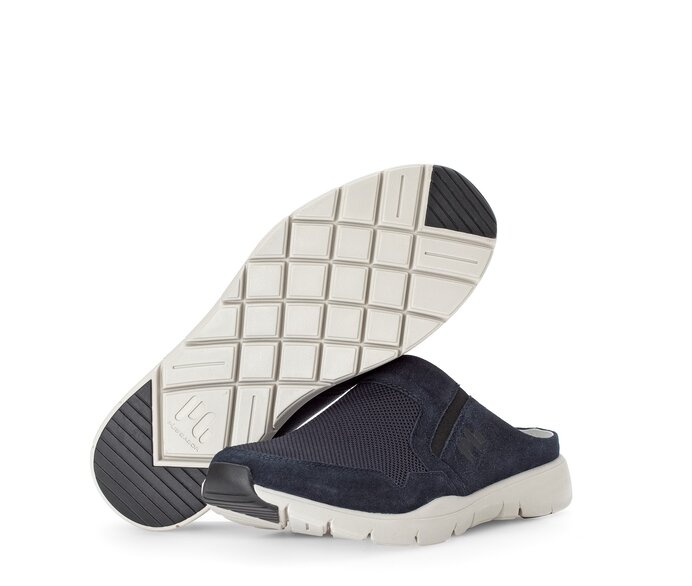 Pius Gabor Herren Sneaker Low Blau - Materialmix Leder/Textil