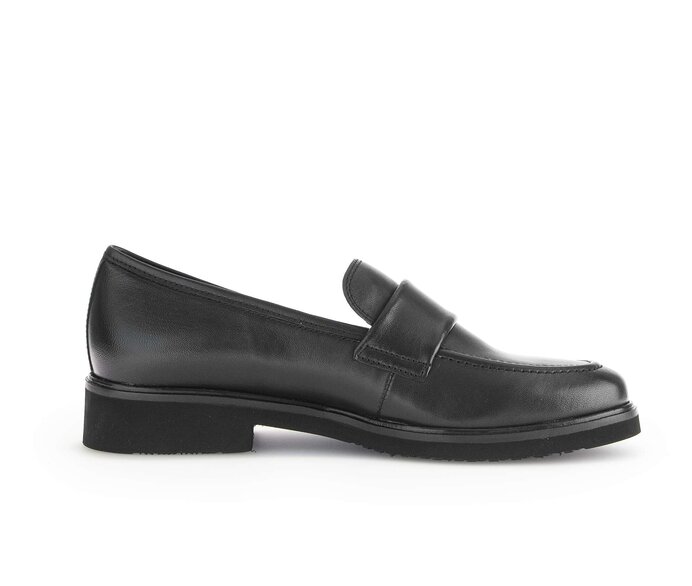 Gabor Damen  Slipper Schwarz - Glattleder