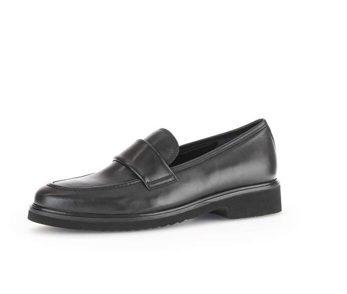 Gabor Damen  Slipper Schwarz - Glattleder
