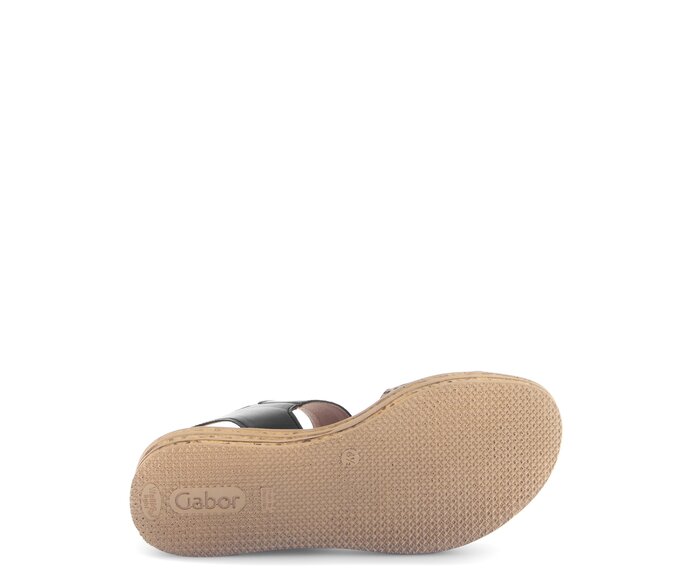Gabor Damen  Plateau Sandale Beige - Materialmix Lederimitat