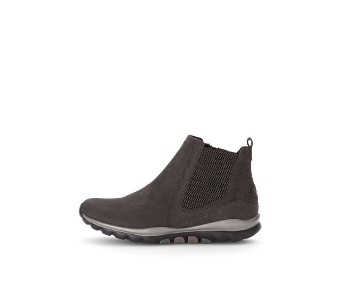 Gabor Damen Sportliche Stiefelette Grau - Rauleder