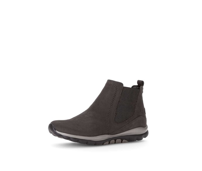 Gabor Damen  Sportliche Stiefelette Grau - Rauleder