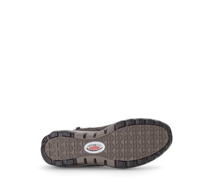 Gabor Damen  Sportliche Stiefelette Grau - Rauleder