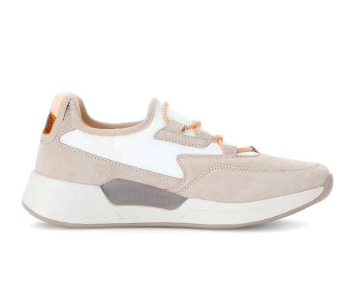 Gabor Damen  Sneaker Low Beige - Materialmix Leder/Lederimitat