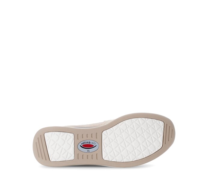 Gabor Damen  Sneaker Low Beige - Materialmix Leder/Lederimitat