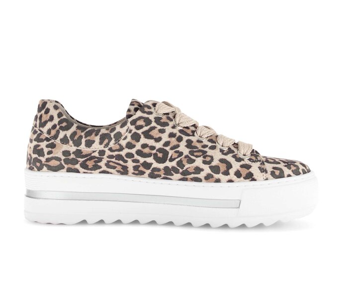 Gabor Damen  Sneaker Low Beige - Effektleder